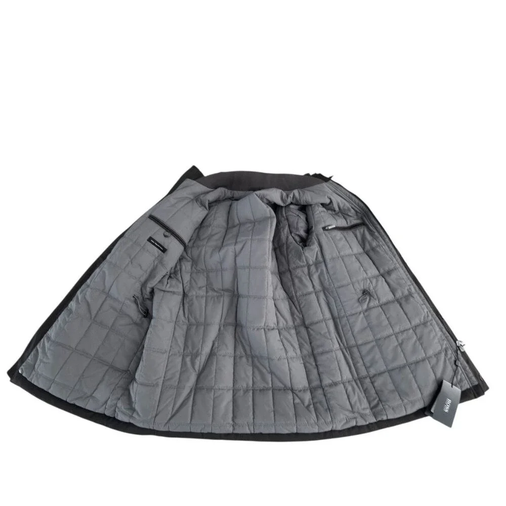 Hugo Boss Men's Dark Green‎ Centin Cotton Quilted Parka, Sizes 38